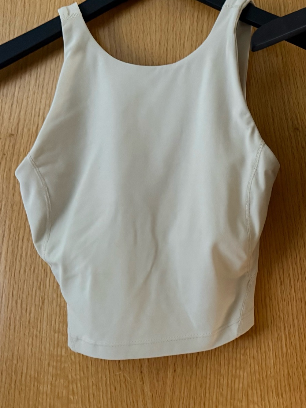 lululemon athletica Cream Scoop-Neck Crop Tank